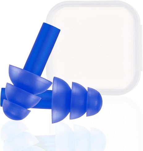 6 Pairs Kids Adults Ear Plugs Swimming Noise Cancelling Reusable Earplugs for Sleeping and Swimming, 6 Assorted Colors(Classic Colors) in Kuwait