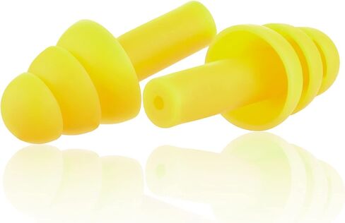 6 Pairs Kids Adults Ear Plugs Swimming Noise Cancelling Reusable Earplugs for Sleeping and Swimming, 6 Assorted Colors(Classic Colors) in Kuwait