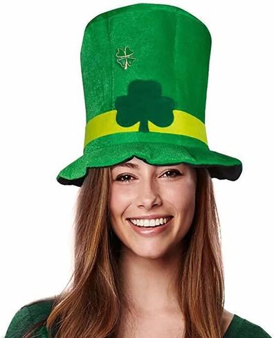 Cute Green Four Leaf Clover Brooches Pins St.Patrick's Day Shamrock Enamel Pins Badges Backpacks Jackets Jeans Hat Shirt Clothing Brooch Pin for Women Girls Men Fashion Good Luck Jewelry Gifts 2 Pcs in Saudi Arabia