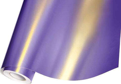 VViViD+ Satin Galaxy Purple Blue Vinyl Car Wrap (1tft x 5ft) in Saudi Arabia