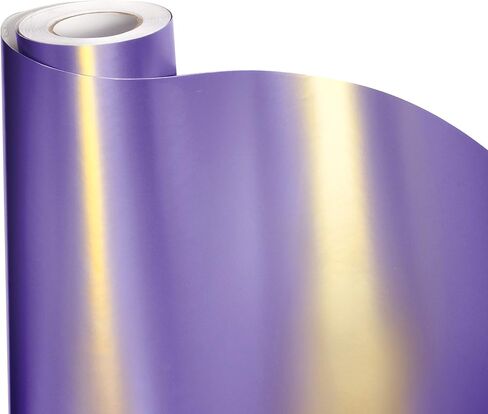 VViViD+ Satin Galaxy Purple Blue Vinyl Car Wrap (1tft x 5ft) in Saudi Arabia