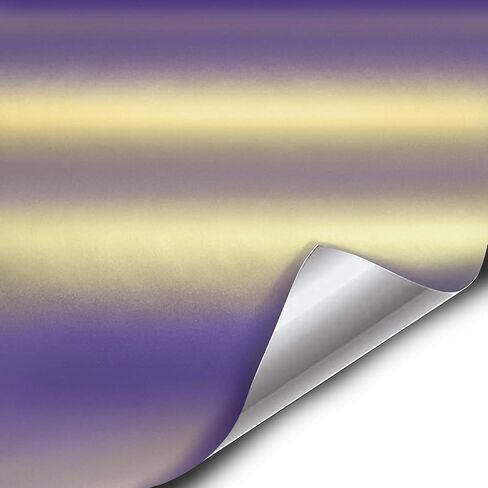 VViViD+ Satin Galaxy Purple Blue Vinyl Car Wrap (1tft x 5ft) in Saudi Arabia
