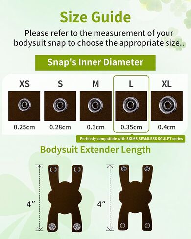 موسع بدلة Lucky Four-Leaf على شكل أربع أوراق - امتداد ناعم وقابل للتمدد لتوفير الراحة والطول الإضافي in Kuwait