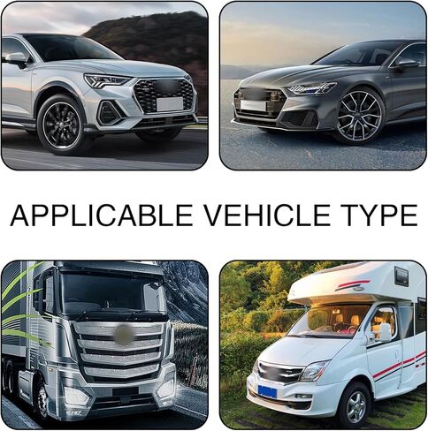 8 قطع براغي لوحة ترخيص السيارة، ملحقات تثبيت إطار معدني متين مقاوم للماء مع حصيرة مقاومة للصدمات، مسامير سيارات عالمية مع أدوات تركيب لشاحنة سيارات الدفع الرباعي (أسود) in Kuwait