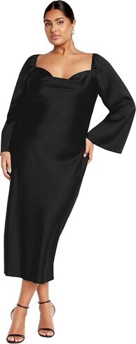 City Chic Women's Plus Size Dress Lauryn Midi in Saudi Arabia