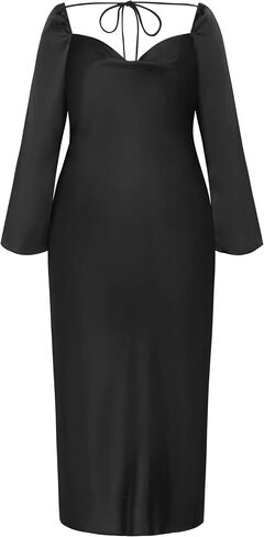 City Chic Women's Plus Size Dress Lauryn Midi in Saudi Arabia