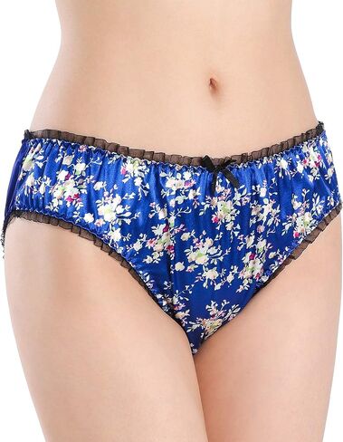 ملابس داخلية نسائية من الساتاني من الساتان الزهري تانجا بيكيني سراويل داخلية كلسون in Kuwait