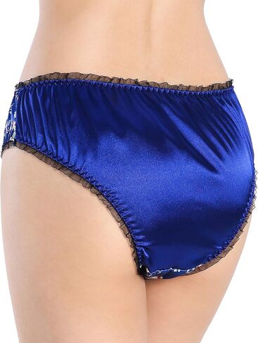 ملابس داخلية نسائية من الساتاني من الساتان الزهري تانجا بيكيني سراويل داخلية كلسون in Kuwait