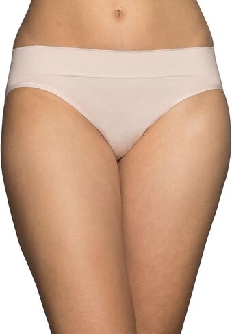 لباس داخلي بيكيني بدون خياطة بدون خياطة للنساء من Vanity Fair 18217، Moody Maroon، 6 in Kuwait