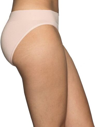 لباس داخلي بيكيني بدون خياطة بدون خياطة للنساء من Vanity Fair 18217، Moody Maroon، 6 in Kuwait