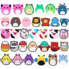 66 Pack Shoe Charms Set with Cute Animal Cartoon Shoe Decoration Charms, Shoe Charms for Women Boys Girls Teens Kids Adults, Fit for Christmas Day Party Favors Shoes Clog Bag Bracelet Wristband ect.