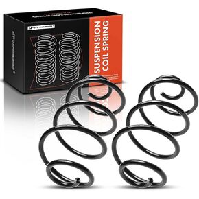 A-Premium 2Pcs Rear Suspension Coil Spring Set Compatible with Chevrolet Malibu 1967, Chevelle 1967-1970 & Oldsmobile Cutlass, Cutlass Supreme, F85 1967 & Pontiac GTO 1970, Replace# 3893385, 3893386