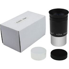Alstar 1.25" 25mm Plossl Telescope Eyepiece - 4-Element Plossl Design - Threaded for Standard 1.25inch Astronomy Filters