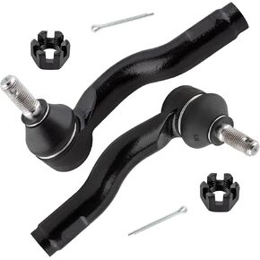 2pcs ES800028 ES800027 Front Outer Tie Rod End - Driver Side Front Outer Tie Rod End - Passenger Side Kit Fit 2003 2004 2005 2006 2007 2008 for Mazda 6