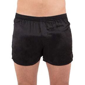 INTIMO Sandwashed Silk Boxer Black