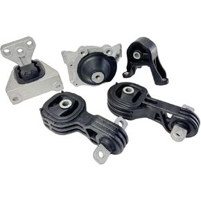 Engine Motor Mount Set and Transmission Mount Compatible with 2007-2011 Honda CR-V L4 2.4L 5PCS Replace A4535 A4536 A4595 A4598 A65010