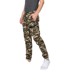 RING OF FIRE Men's LEFTOUT Moto Joggers Green Camo XLG
