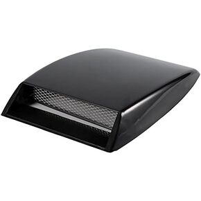 KIMISS Universal Car Decorative Air Intake Turbo Bonnet Vent Grille Scoop Cover Sticker Hood (Black)