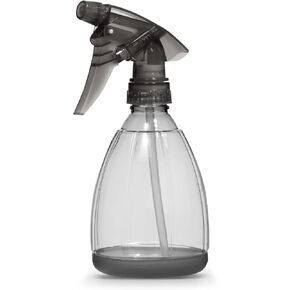 Bar5F Plastic Spray Bottle, 12 oz | Leak Proof, Empty, Trigger Handle, Adjustable Fine to Stream, Refillable, Hair Salons & Spas, Household Cleaners, Cooking | Smoke Grey (1)