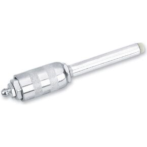 LUMAX LX-1409 Silver Push-Type Adapter. Grease Gun Accessory to Help to Grease Hard to Reach and Obstructed Grease Fittings. Includes a Slide-on Locking Sleeve.