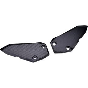 Motorcycle Accessories Foot Peg Footrest Rear set Heel Plates Guard Protector compatible with Kawasaki Ninja ZX-25R ZX25R SE ZX4R ZX-4R ZX4RR ZX-4RR 2021 2022 2023 (Black)