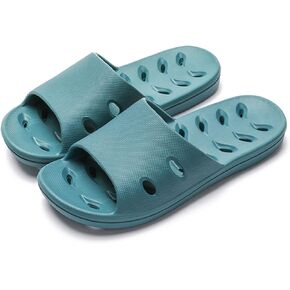 Shower Shoes Quick Dry Non-Slip Women Slippers Sandals Men Bathroom Flip-Flops for College Dorm Room Essentials Shower Sandals Slides Pool Gym Spa