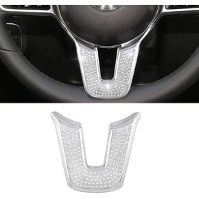CARFIB for Mercedes Benz Bling Accessories Steering Wheel Cover Trim Stickers Crystal Steering Decals Caps Car Interior Decoration for A Class CLA GLA GLB GLE 2023 2022 2021