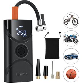 Cordless Tire Inflator Portable Air Compressor 150 PSI Air Pump for Car Tires Fast 9000 mAh Bike Tire Pump Air Pump for Car Tires/Motorcycle Tires/Bicycle Tires/Balls