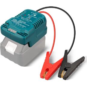 Jumper Cables for Car with Adapter for Makita 18V Battery, 11AWG Cable, Jump Starting Adapter for Car Using Tool Battery Portable Jumper Cables for Car Battery to Cars, and SUVs (NO Battery)