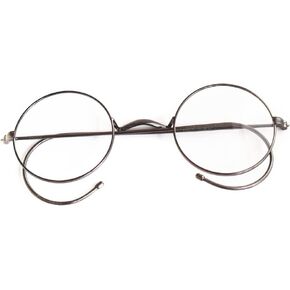 Vintage Round Eyeglasses Frames Antique Flexible Wire Rim Glasses Full Rim Unisex