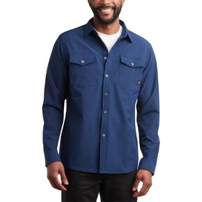 Spyder Men's Button Down Shirt - Regular Fit Tech Performance Long Sleeve Work Shirts with Chest Pockets (Sizes: S-XXL)