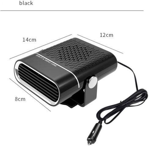 Leadigol Car Heater 12V 150W,Car Windshield Defogger Defroster,Plug in Cigarette Lighter, 2 in 1 Portable Windscreen Fan Fast Heating or Cooling Fan,Auto Heater Fan,360 Degree Rotary Base in Saudi Arabia