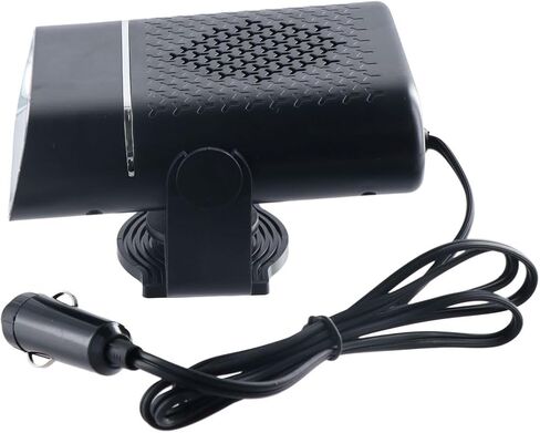 Leadigol Car Heater 12V 150W,Car Windshield Defogger Defroster,Plug in Cigarette Lighter, 2 in 1 Portable Windscreen Fan Fast Heating or Cooling Fan,Auto Heater Fan,360 Degree Rotary Base in Saudi Arabia