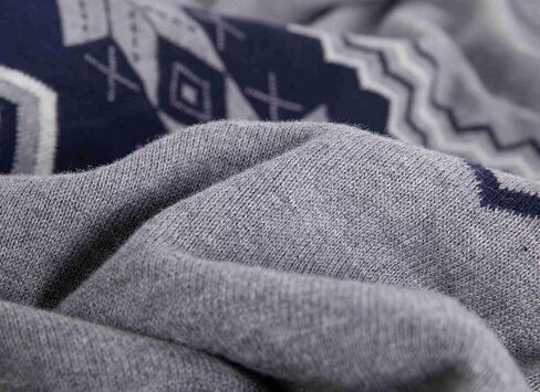Mens Crewneck Knitted Sweaters: Cotton Long Sleeve Soft Casual Pullover in Kuwait