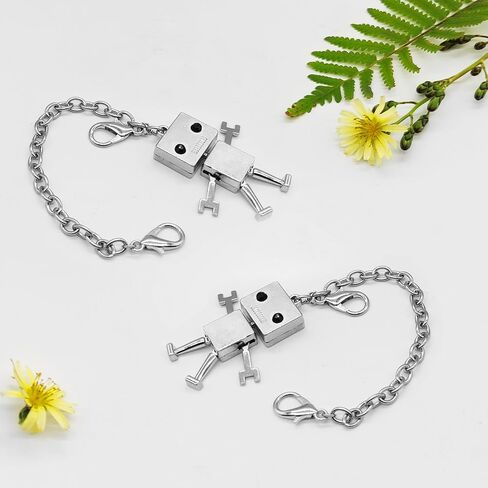 2PCS Shoe Charms Chain Shoelace Chains DIY Punk Shoe Accessories Decoration for Boot Sneaker Bag Handbags Pants Chain Keychain Cool Party Shoe charms for Girl Women in Kuwait