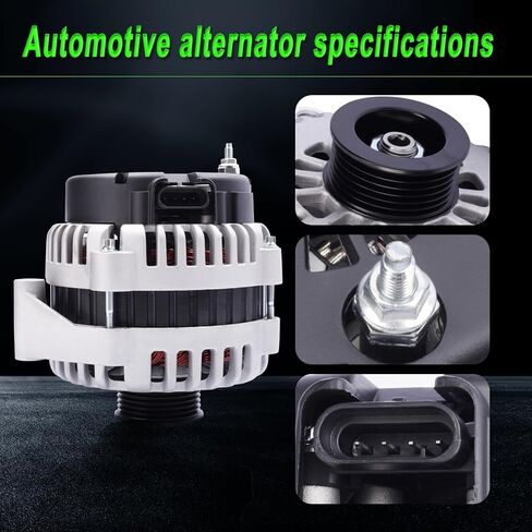 المولد متوافق مع Rainier 9-7x Ascender H2 Escalade Avalanche Express Silverado Sierra Savana 1500 1500HD 2500 2500HD 3500 C3500 4500 SSR Yukon XL Envoy XUV استبدال لـ 10464443 208237 in Kuwait