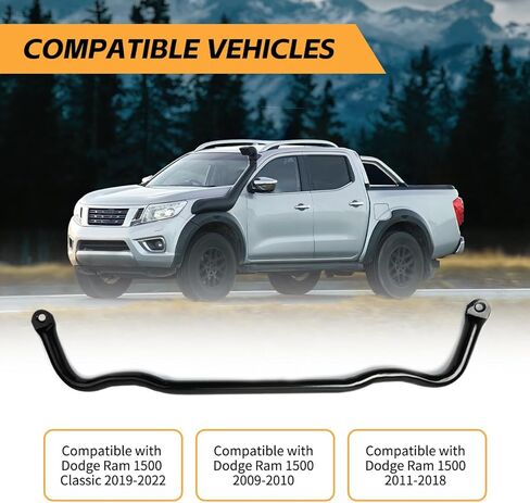 55398938AC Steel Front Suspension Stabilizer Bar, Compatible with 2011-2018 Ram 1500, 2019-2022 Ram 1500 Classic 4WD in Kuwait