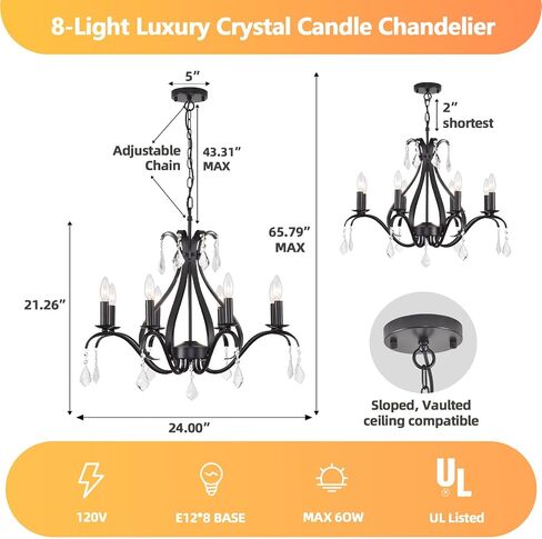24" Gold Chandelier Light Fixture: Modern Chandeliers for Dining Room, 4 Light Gold Crystal Chandeliers, Farmhouse Dining Room Light Fixtures, for Entryway,Kitchen Island,Bedroom,Staircase in Saudi Arabia