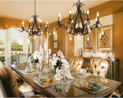 24" Gold Chandelier Light Fixture: Modern Chandeliers for Dining Room, 4 Light Gold Crystal Chandeliers, Farmhouse Dining Room Light Fixtures, for Entryway,Kitchen Island,Bedroom,Staircase in Saudi Arabia