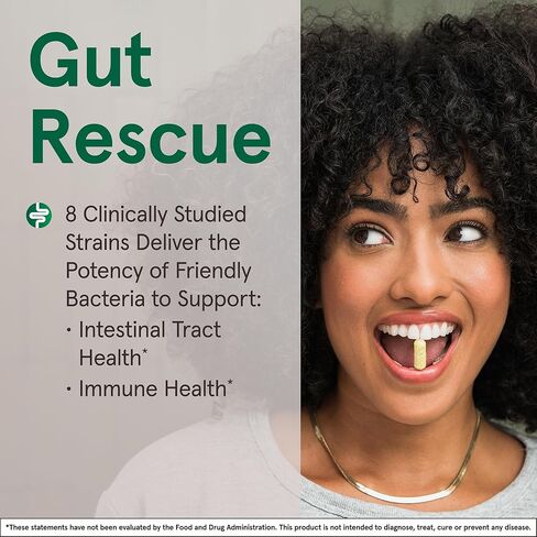 Jarrow Formulas Jarro-Dophilus EPS Gut Rescue Probiotics 50 مليار CFU مع 8 سلالات مدروسة سريريًا، مكمل غذائي لدعم صحة الأمعاء، 30 كبسولة نباتية، كمية تكفي 30 يومًا in Kuwait