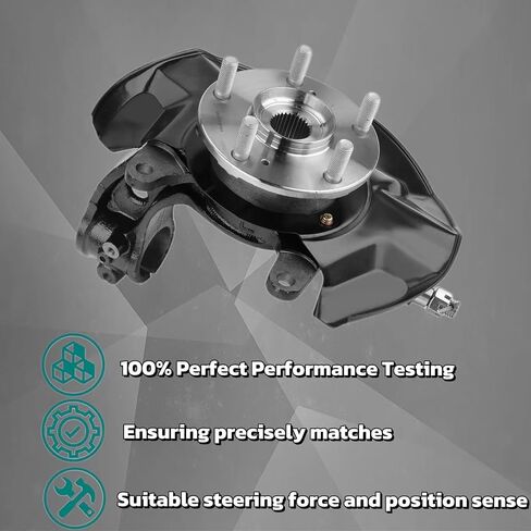 Front Steering Knuckle & Wheel Bearing Hub Assembly Compatible with Honda Accord 2013-2017 2.4L L4 3.5L V6,Left Driver Side Replaces # 698-475,51215T2AK01, 51215-T2A-K01 in Saudi Arabia