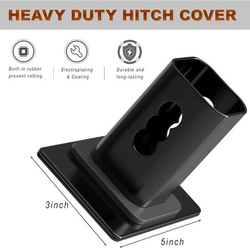 Heavy American Flag Metal Trailer Hitch Cover for 2 Inch Receivers,Tow Hitch Covers 2 Inch for Truck Accessories (with 5/8-Inch Pin Diameter Trailer Hitch Lock) in Saudi Arabia