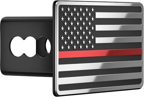 Heavy American Flag Metal Trailer Hitch Cover for 2 Inch Receivers,Tow Hitch Covers 2 Inch for Truck Accessories (with 5/8-Inch Pin Diameter Trailer Hitch Lock) in Saudi Arabia