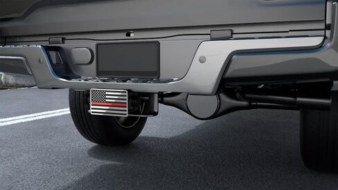 Heavy American Flag Metal Trailer Hitch Cover for 2 Inch Receivers,Tow Hitch Covers 2 Inch for Truck Accessories (with 5/8-Inch Pin Diameter Trailer Hitch Lock) in Saudi Arabia
