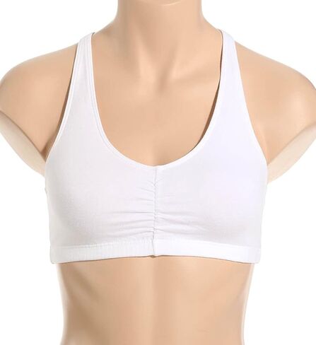 Fruit of the Loom Women's Adjustable Shirred Front Racerback Sports Bra Multi Packs! in Saudi Arabia