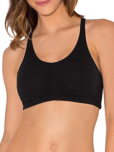 Fruit of the Loom Women's Adjustable Shirred Front Racerback Sports Bra Multi Packs! in Saudi Arabia