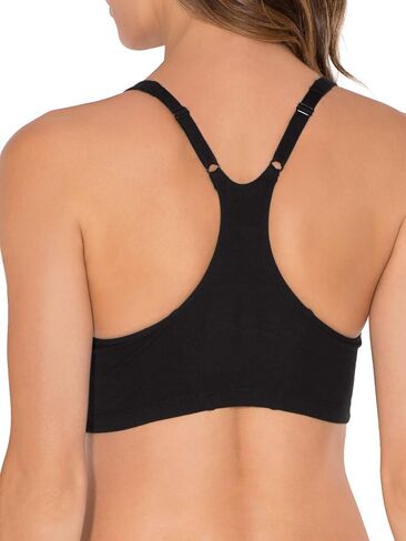 Fruit of the Loom Women's Adjustable Shirred Front Racerback Sports Bra Multi Packs! in Saudi Arabia