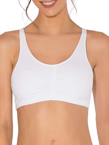 Fruit of the Loom Women's Adjustable Shirred Front Racerback Sports Bra Multi Packs! in Saudi Arabia