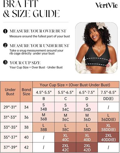 Vertvie Womens Seamless Bras Deep V Wireless Push Up Comfort Bras No Underwire Supportive Bra Soft Breathable Sleep Bralettes in Kuwait