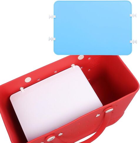 2pcs Divider Tray for Bogg Bag, ABS Plastic Beach Bag Divider Tray for Bogg Tote Bags, Divides for Bogg Bag Accessories Inserts Compatible with Original XL Size Bogg Bag Divider Tray (White) in Saudi Arabia